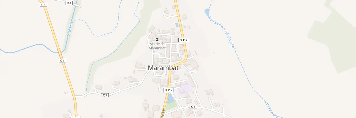 Plan du 27 Rte de Valence à Marambat
