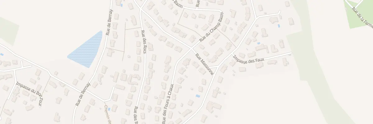 Plan du 14 Rue des Fours à Chaux à Iteuil