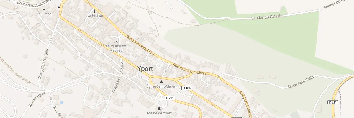 Plan du 3 Rue Jean Cramoisan à Yport