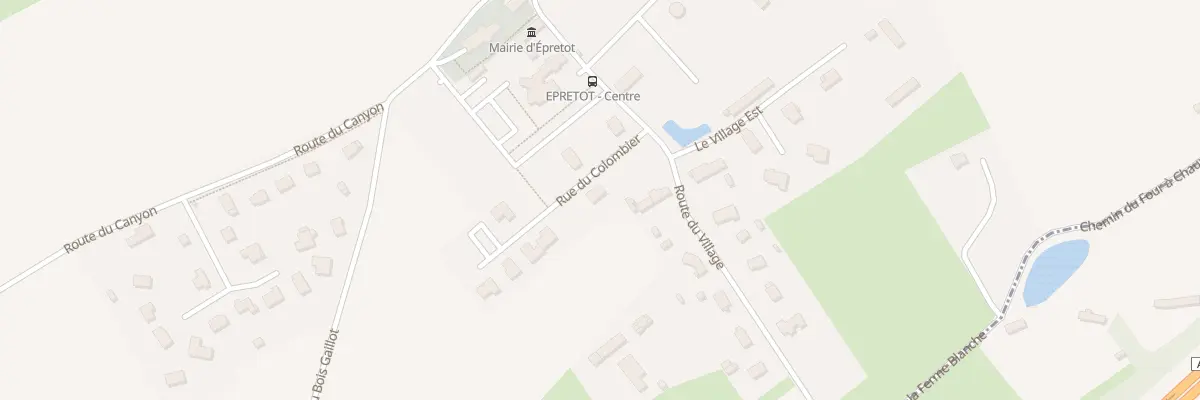 Plan du 10 Rue du Colombier à Épretot