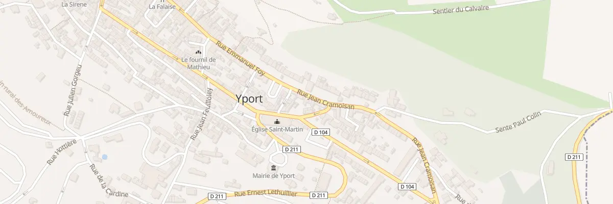 Plan du 6 Rue Jean Cramoisan à Yport