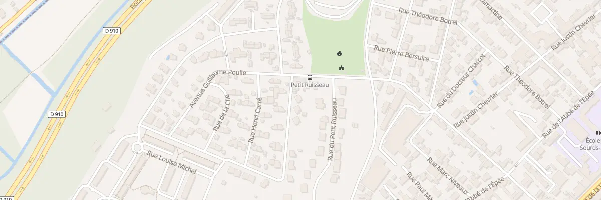 Plan du 3 Bd Georges Clémenceau à Poitiers