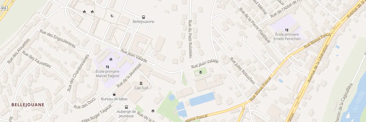 Plan du 1 Rue du Petit Ruisseau à Poitiers