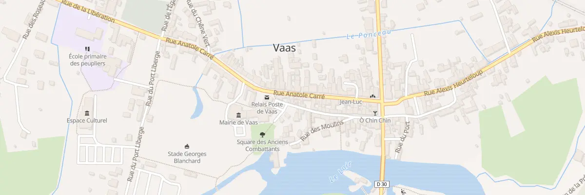 Plan du 31 Rue Anatole Carre à Vaas