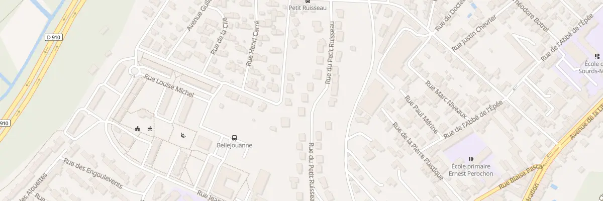 Plan du 19 Rue du Petit Ruisseau à Poitiers