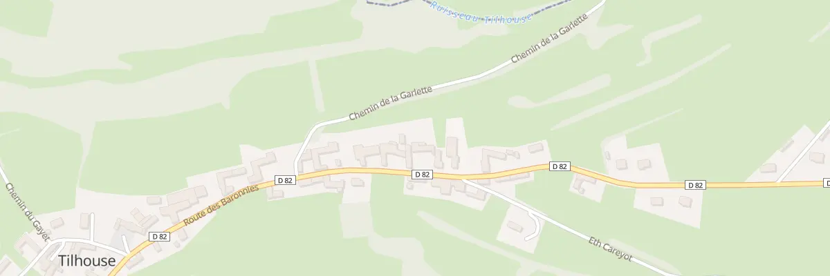 Plan du 65 Rte des Baronnies à Tilhouse