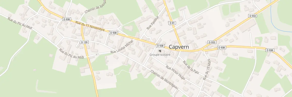 Plan du 5074 Rue du 11 Novembre à Capvern