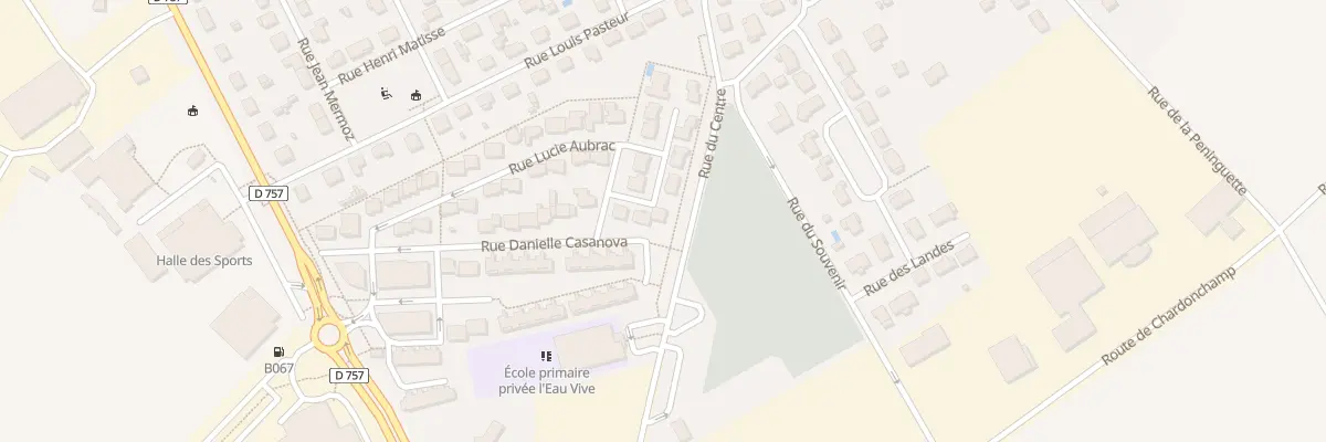 Plan du 6 Rue Michele Moet-Agniel à Migné-Auxances