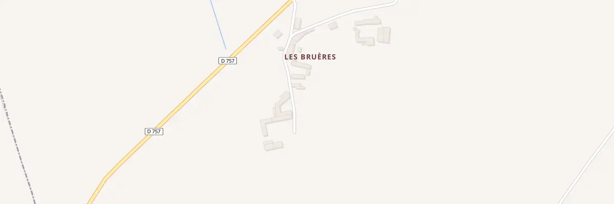 Plan du 155 Les Bruères à Faye-la-Vineuse