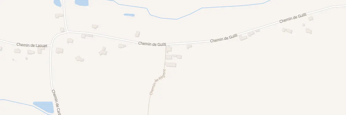 Plan du 23 Che de Guilli à Laas