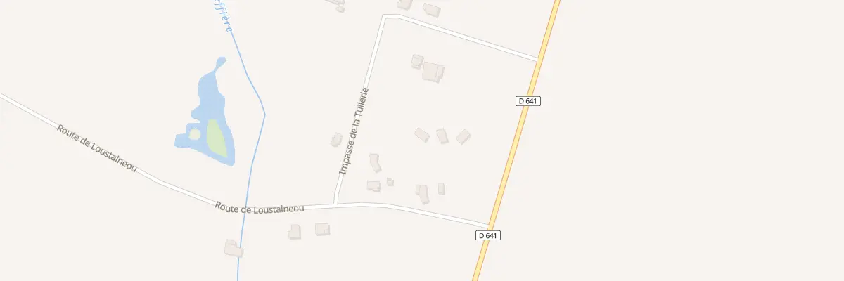 Plan du 9990 Tuilière à Puymiclan