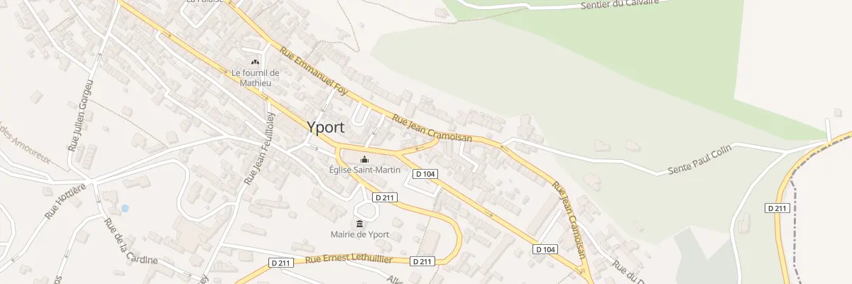 Plan du 16 Rue Jean Cramoisan à Yport
