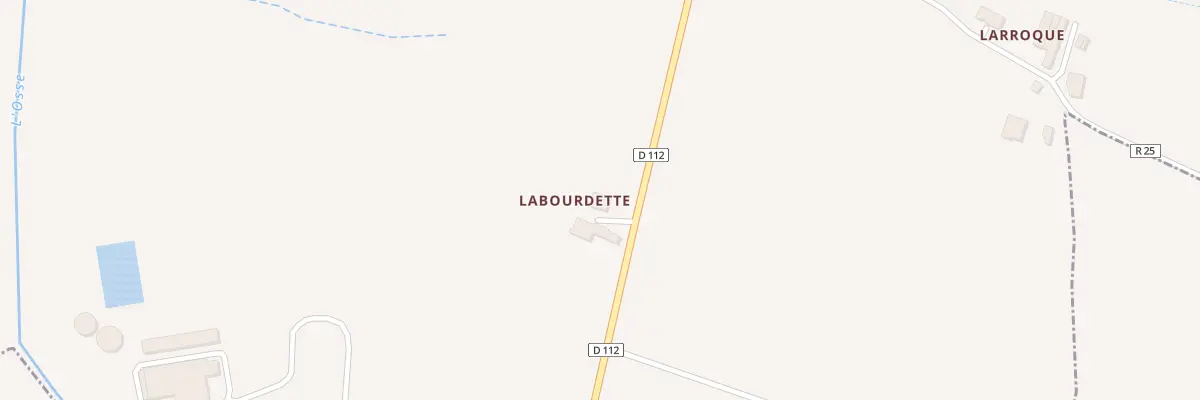 Plan du 6277 A Labourdette à Vic-Fezensac