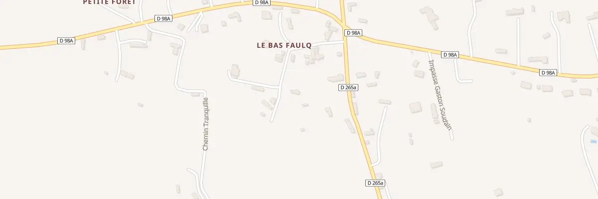 Plan du 5117 Le Bas Faulq au Faulq