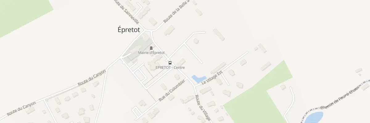 Plan du 95 Le Village à Épretot