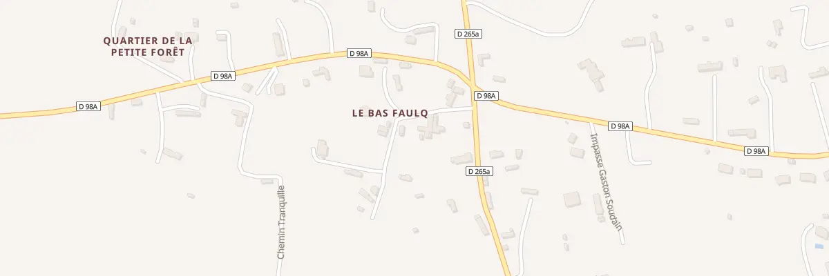 Plan du 5050 Le Bas Faulq au Faulq