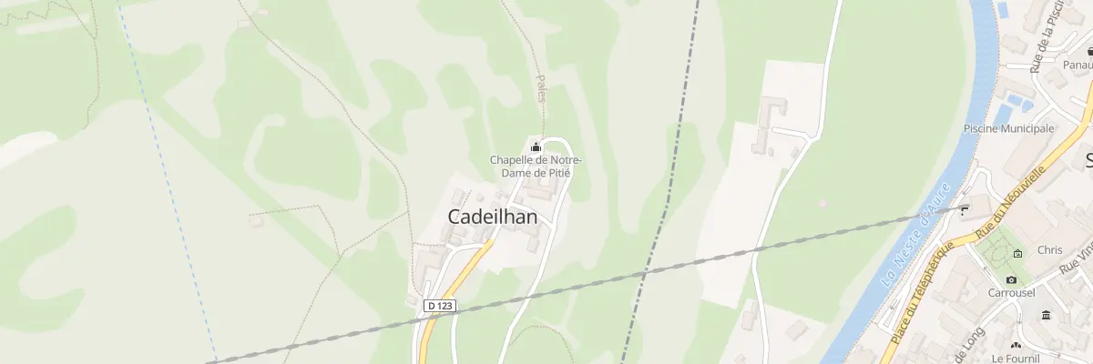 Plan du 2 Village de Cadeilhan à Cadeilhan-Trachère
