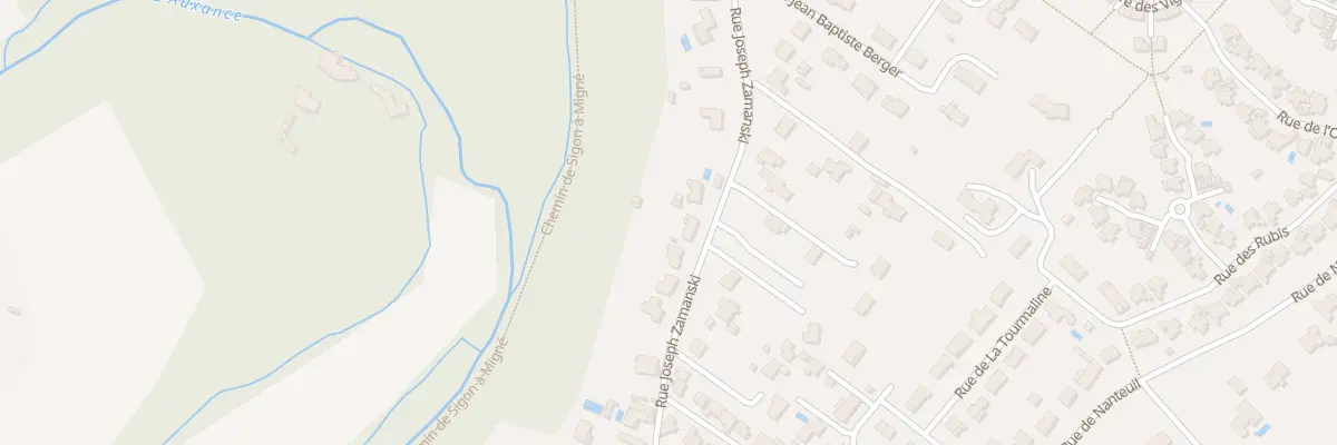 Plan du 19 Rue Joseph Zamanski à Migné-Auxances