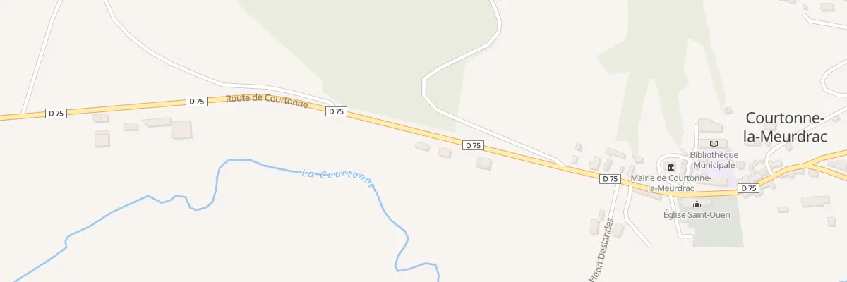 Plan du 591 Rte de Courtonne à Courtonne-la-Meurdrac