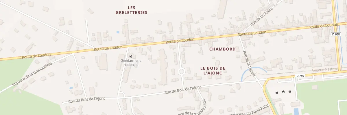Plan du 7 Rue 11 Novembre Souvenir Franc à Richelieu