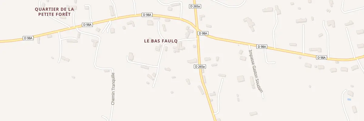 Plan du 5049 Le Bas Faulq au Faulq