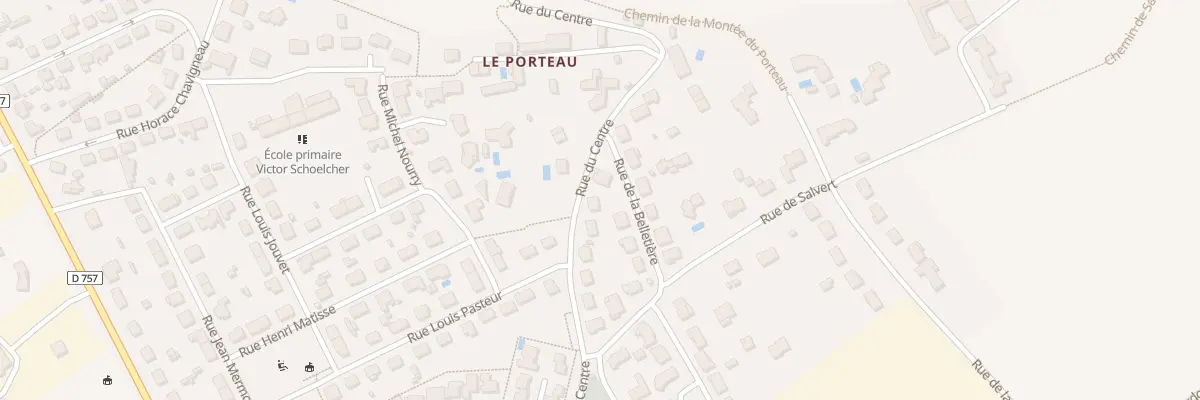 Plan du 47 Rue du Centre à Migné-Auxances