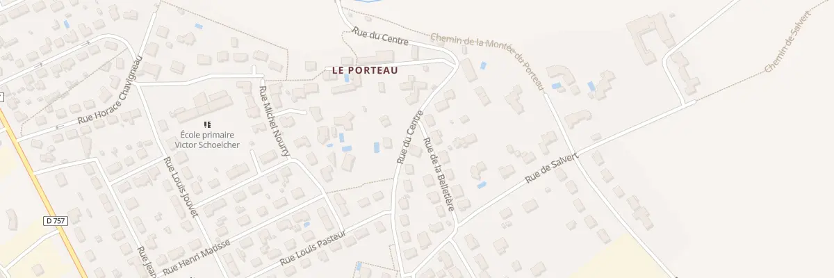 Plan du 45 Rue du Centre à Migné-Auxances