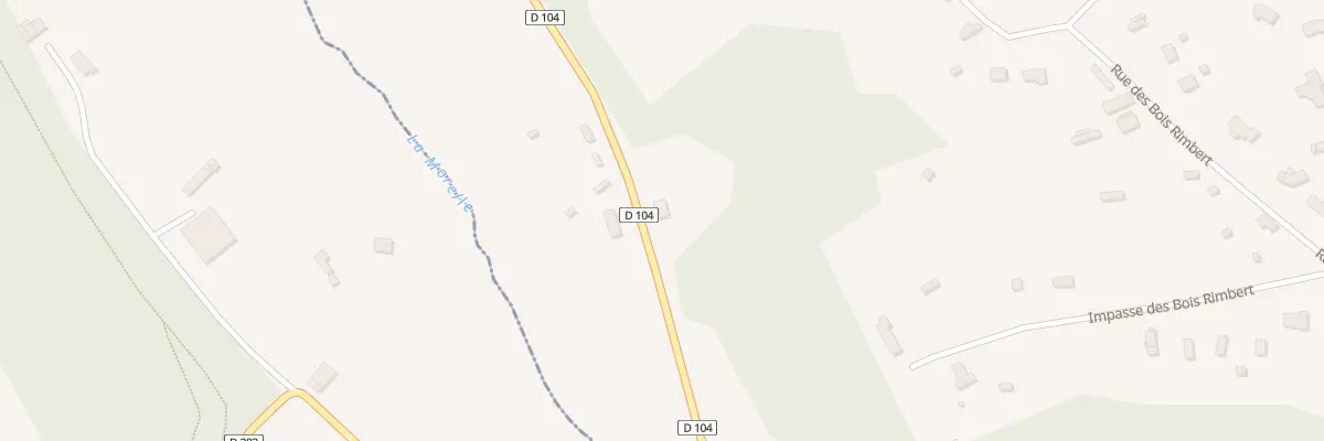 Plan du 1018 Rte de la Vallée de Neuilly à Beuzeville
