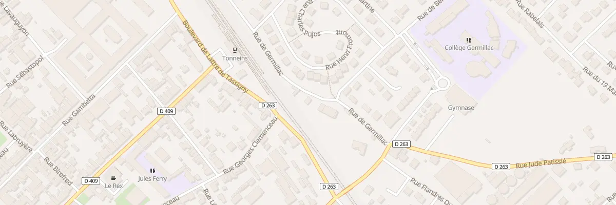 Plan du 3 Rue de Germillac à Tonneins