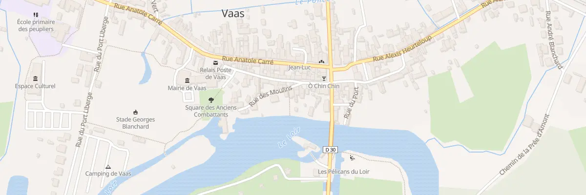 Plan du 1 Rue des Moulins à Vaas