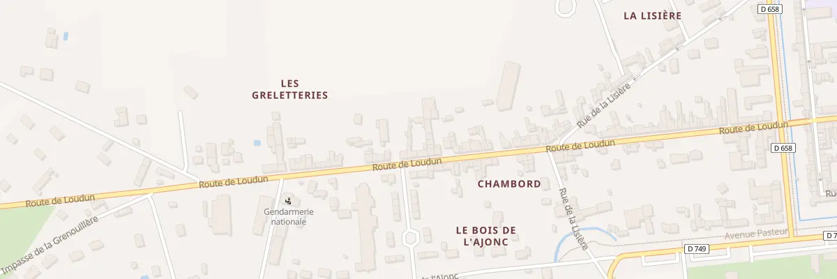 Plan du 39 Rte de Loudun à Richelieu