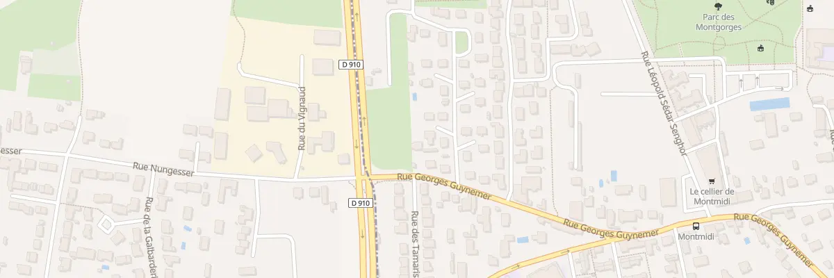 Plan du 202 Rue Georges Guynemer à Poitiers