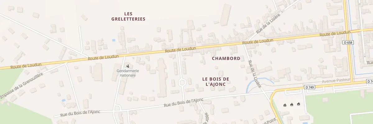 Plan du 6 Rue 11 Novembre Souvenir Franc à Richelieu