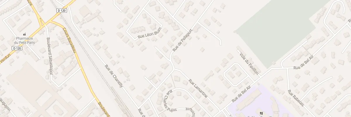 Plan du 14 Rue Lamartine à Tonneins