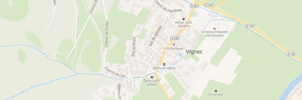 Plan du 5022 Le Village à Vignec