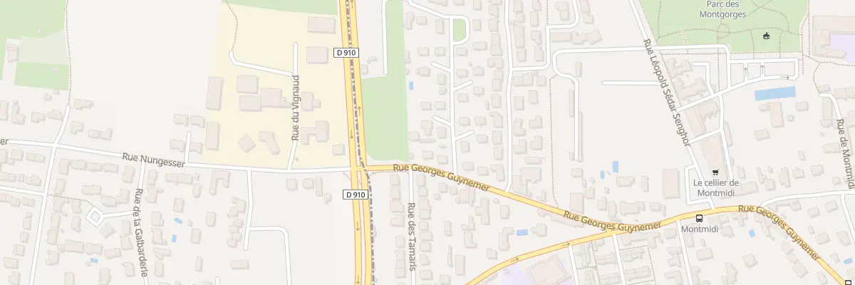 Plan du 200 Rue Georges Guynemer à Poitiers