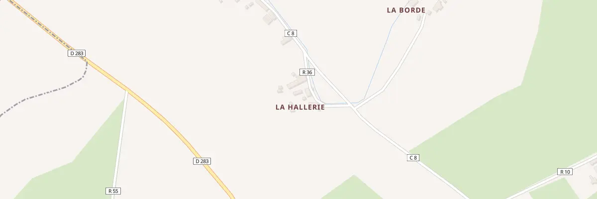 Plan du 16 La Hallerie à Brette-les-Pins