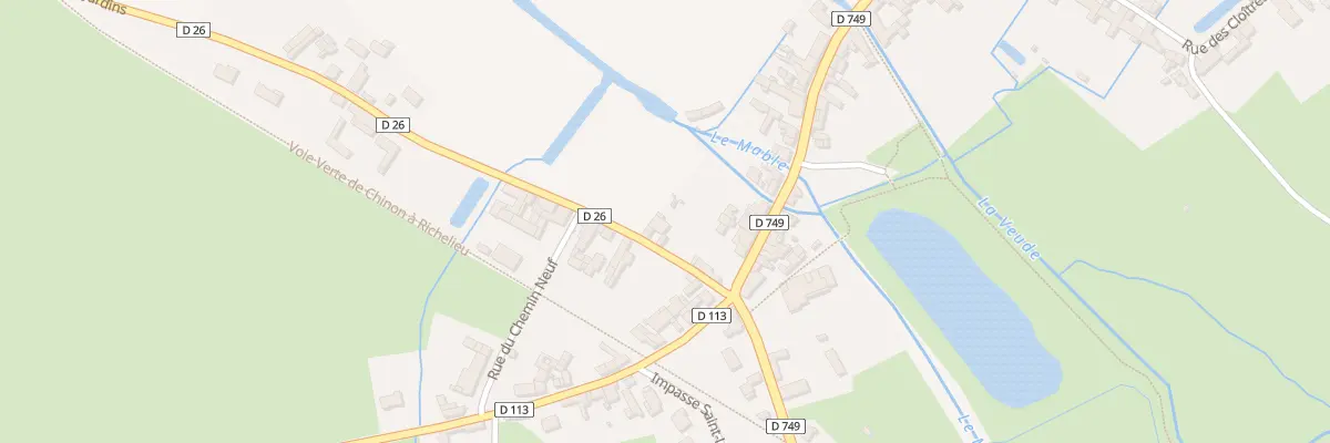Plan du 7 Rue des Bas-Jardins à Champigny-sur-Veude