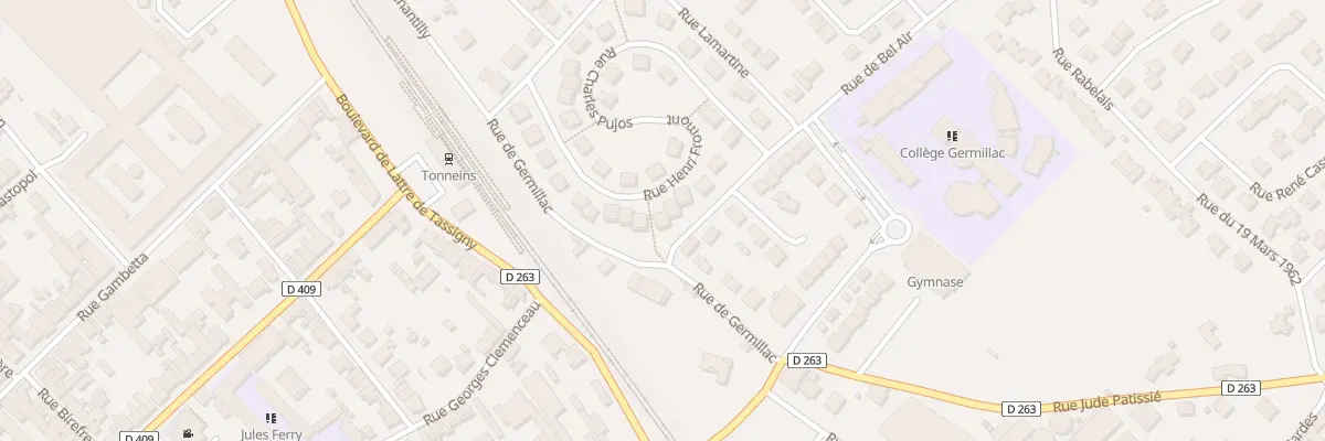 Plan du 2 Rue de Bel Air à Tonneins