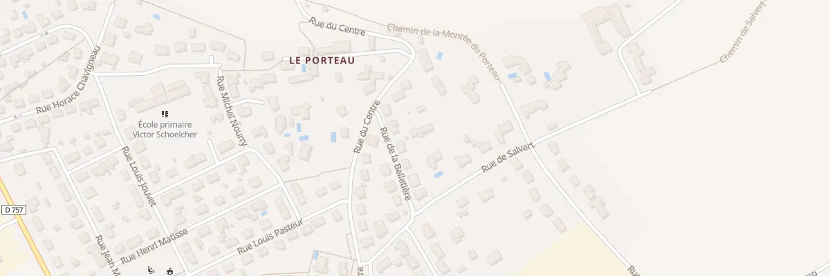 Plan du 7 Rue de Salvert à Migné-Auxances