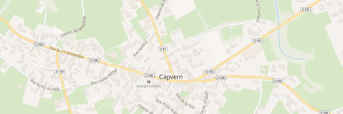 Plan du 71 Rue de l’Egalité à Capvern