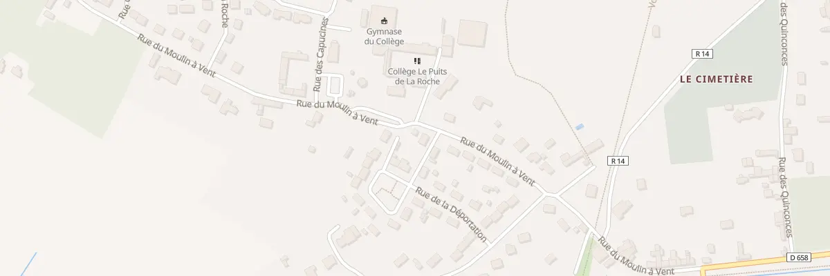 Plan du 1 Rue de la Résistance à Richelieu