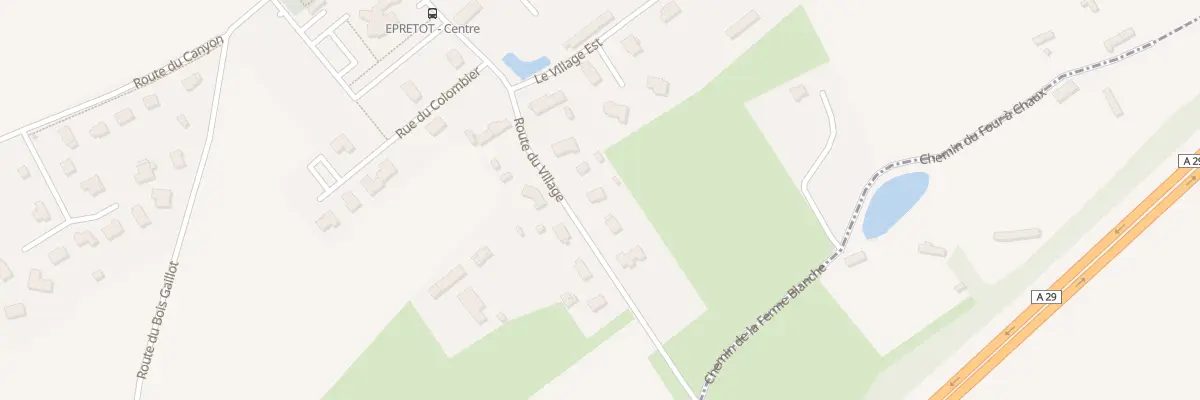 Plan du 297 Le Village à Épretot
