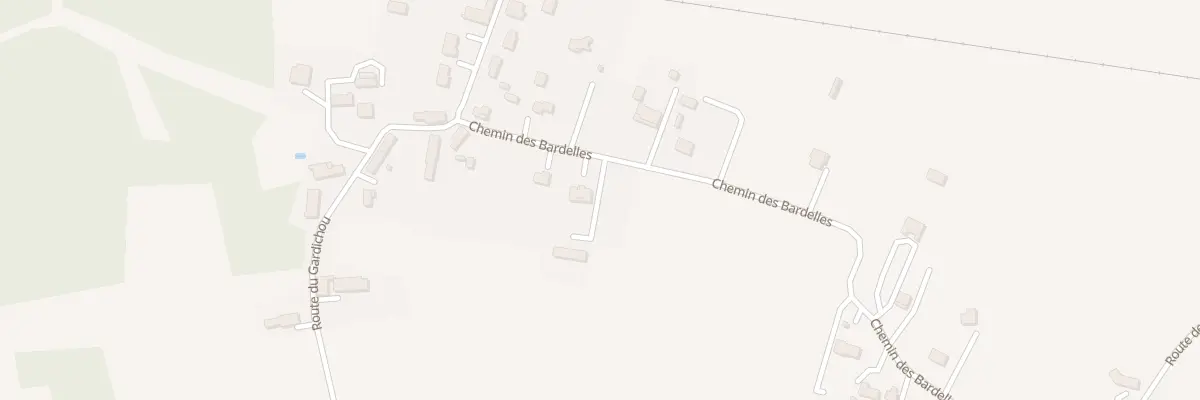 Plan du Gardichou à Gardonne