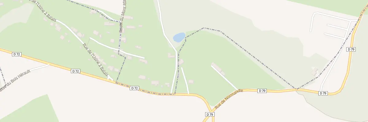 Plan du 76 Rte des Loges à Fongueusemare