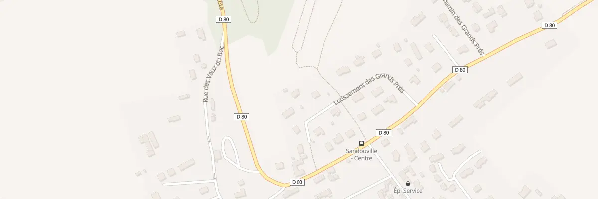 Plan du 8 Les Grands Pres à Sandouville