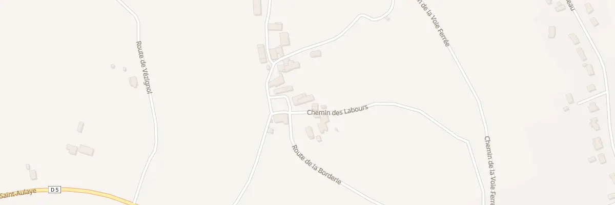 Plan du 35 Che des Labours à Ribérac