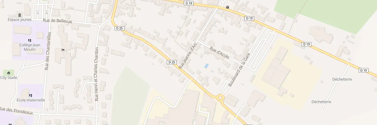 Plan du 27 Rue Jeanne d’Arc à Marolles-les-Braults