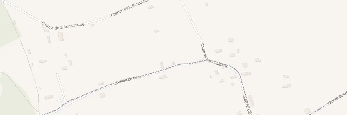 Plan du 76 Che du Bois à Manneville-la-Raoult