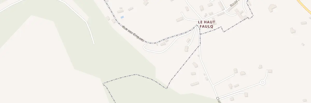 Plan du 5077 Vlg du Ht Faulq au Brévedent